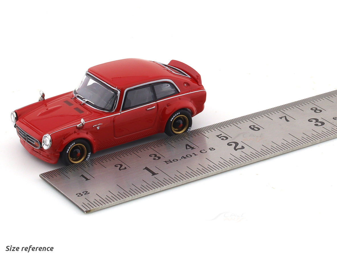 Honda S800 Red 1:64 LF Model diecast scale car collectible