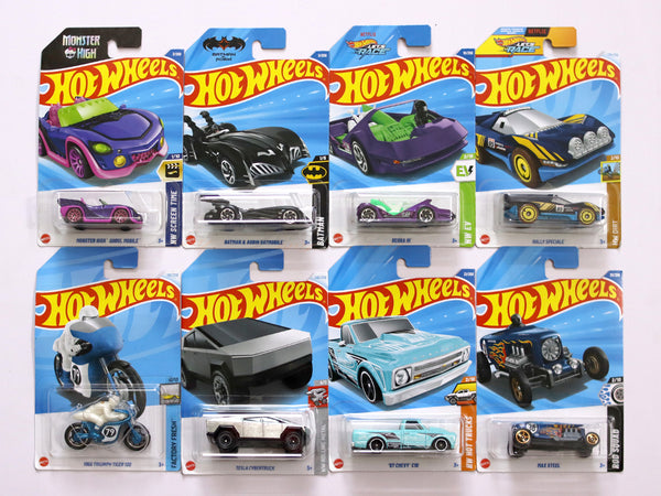 C4982 assortment Set BK 1:64 Hotwheels model car set of 8