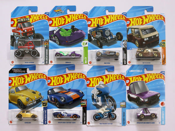 C4982 assortment Set BR 1:64 Hotwheels model car set of 8