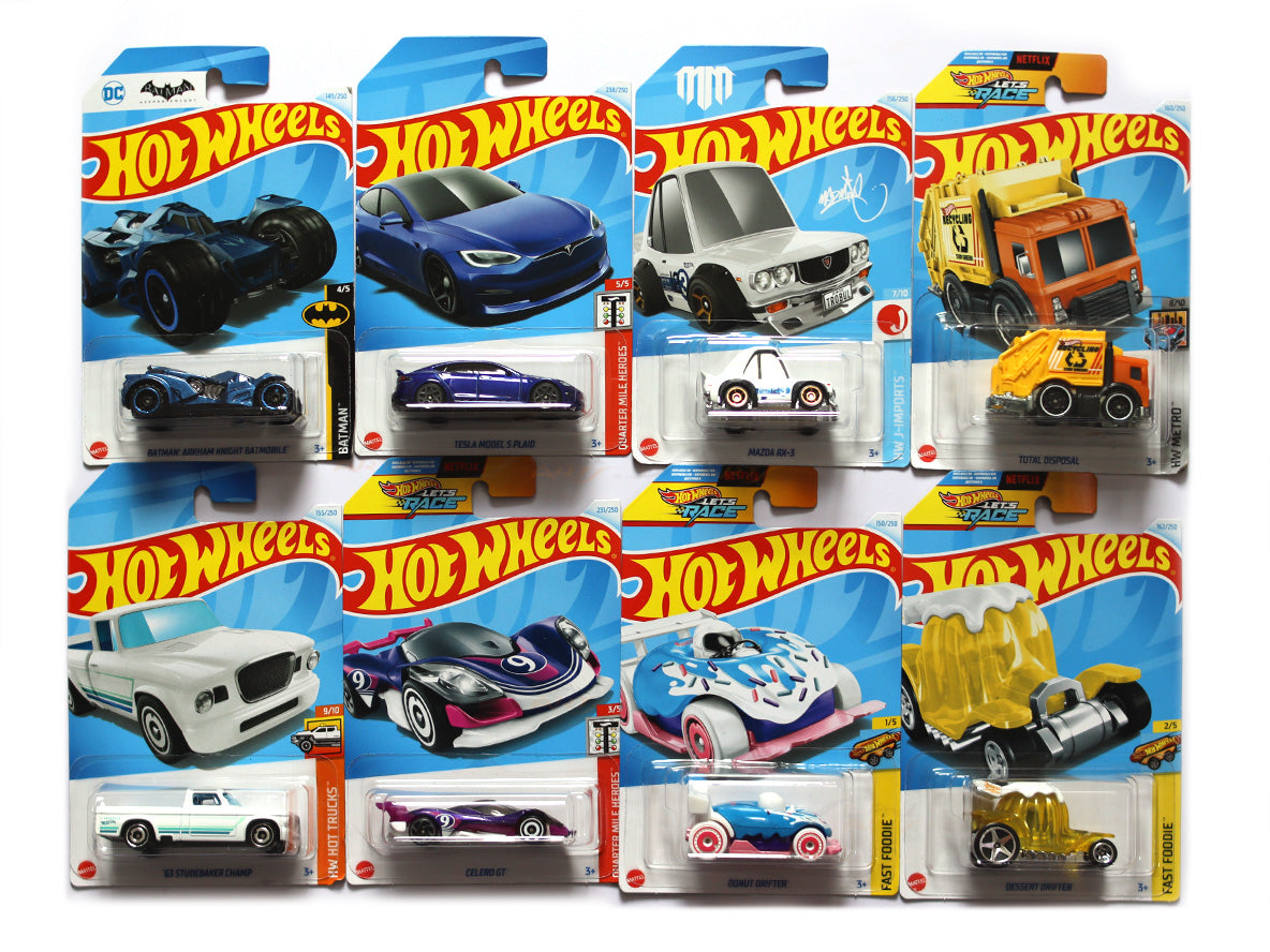 C4982 assortment Set J 1:64 Hotwheels model car set of 8 | Scale