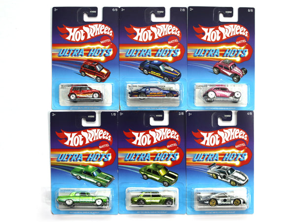 HDG52-955F Set 2 1:64 Hotwheels model car set of 6