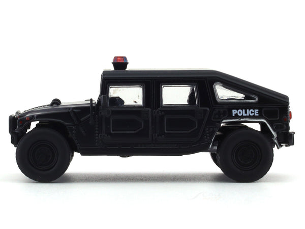 1:64 Master Hm H1 Police Car Diecast Toys Models Collection Gifts Gulf Blue 1:64 Master Hm H1 Police Car Diecast Toys Models Collection Gifts Gulf Blue