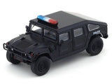 Hummer H1 / Humvee Police Black 1:64 Master diecast scale model car