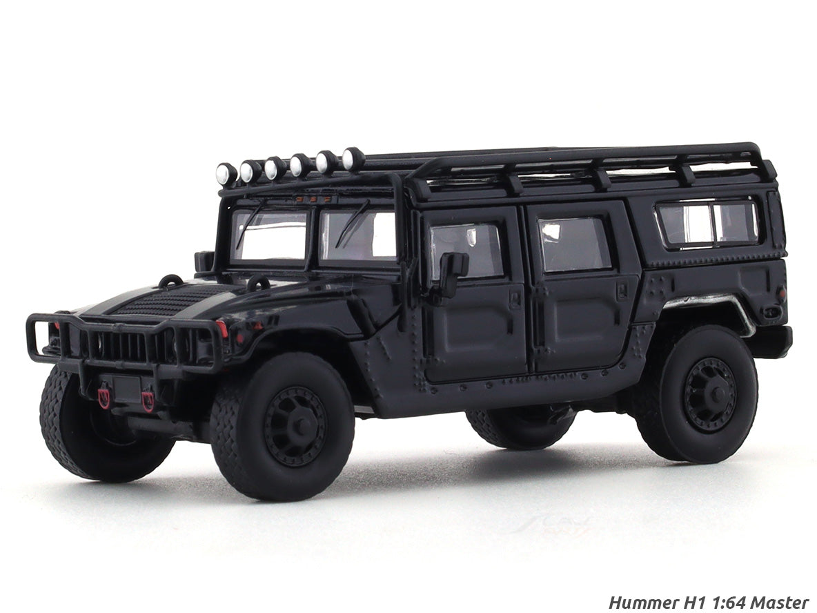 Hummer H1 black 1:64 Master diecast scale model car | Scale Arts India