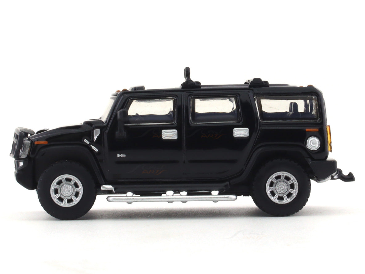 Hummer H2 Black 1:64 JKM diecast scale model car miniature | Scale Arts ...