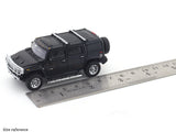 Hummer H2 Black 1:64 Lulu Model diecast scale model car