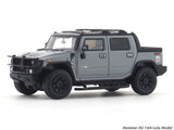 Hummer H2 Pickup Grey 1:64 Lulu Model licensed diecast scale model car