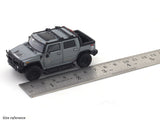 Hummer H2 Pickup Grey 1:64 Lulu Model diecast scale model car