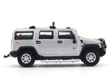 Hummer H2 Silver 1:64 JKM diecast scale model car miniature