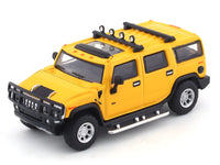 Hummer H2 Yellow 1:64 JKM diecast scale model car miniature