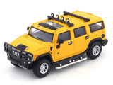 Hummer H2 Yellow 1:64 JKM diecast scale model car miniature