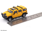 Hummer H2 Yellow 1:64 JKM diecast scale model car miniature