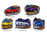 JDM Style Sticker Set 1 – Pack of 5 | High Quality Vinyl Japanese Car Stickers for Laptop, Fridge & Car | Automotive Collectible | Buy in India