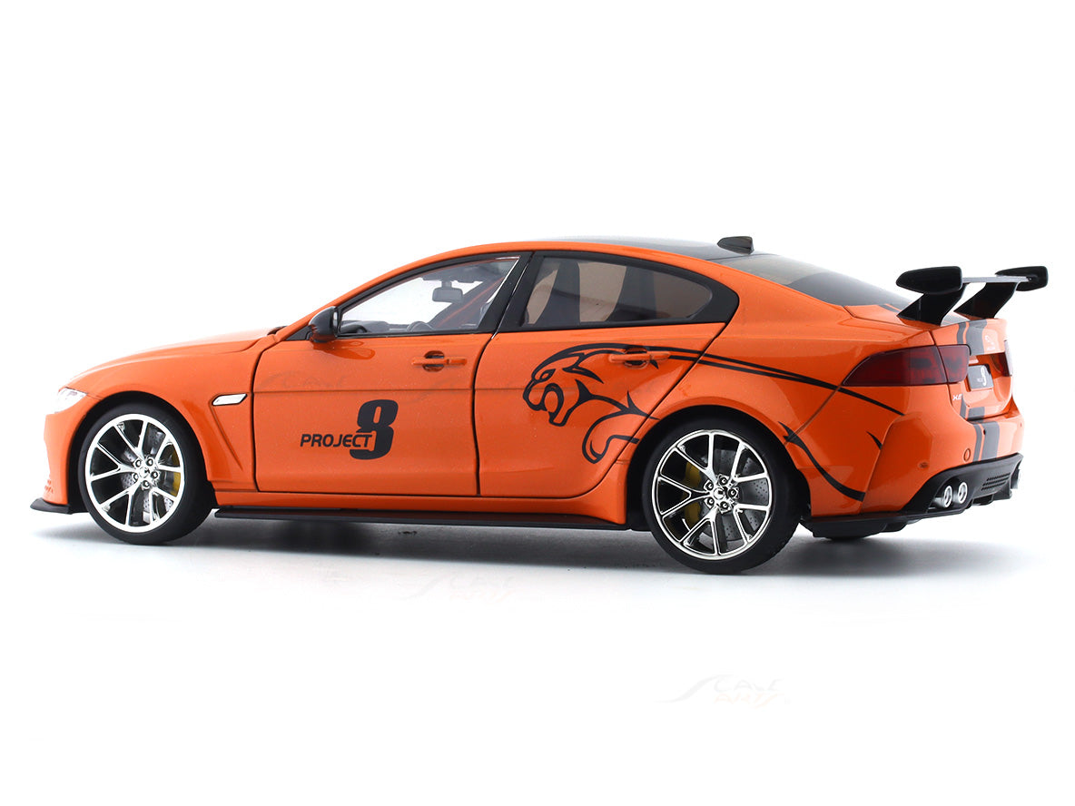 QY Toys 1/24 - Jaguar XE SV Project 8 Orange Diecast Scale Model Car QY Toys 1/24 - Jaguar XE SV Project 8 Orange Diecast Scale Model Car