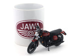 Coffee Mug & Jawa 42 red 1:18 Maisto licensed diecast scale model bike collectible