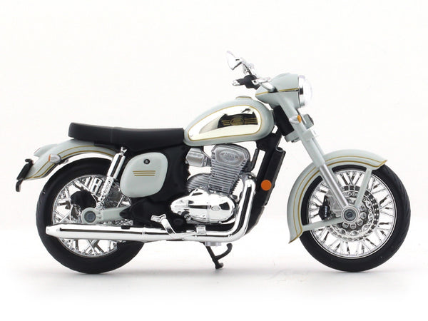 Jawa Classic grey 1:18 Maisto diecast scale Model bike collectible ...