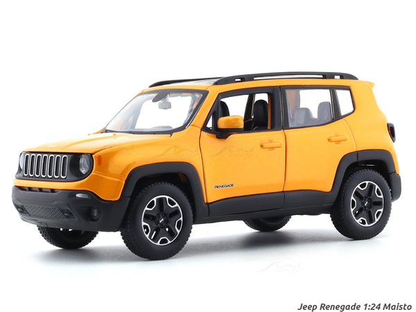 Jeep Renegade orange 1:24 Maisto licensed diecast Scale Model car