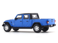 Jeep Rubicon Gladiator Pickup blue 1:64 JKM diecast scale model car miniature