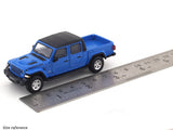 Jeep Rubicon Gladiator Pickup blue 1:64 JKM diecast scale model car miniature