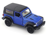 Jeep Wrangler Rubicon blue 1:33-42 RMZ City licensed pull back car scale model