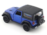 Jeep Wrangler Rubicon blue 1:33-42 RMZ City licensed pull back car scale model