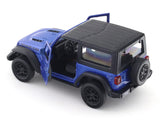 Jeep Wrangler Rubicon blue 1:33-42 RMZ City licensed pull back car scale model