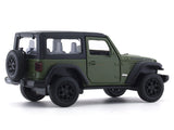 Jeep Wrangler Rubicon matte green 1:32 RMZ City 5 inch pullback diecast scale model car