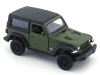 Jeep Wrangler Rubicon matte green 1:32 RMZ City 5 inch pullback diecast scale model car