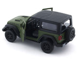 Jeep Wrangler Rubicon matte green 1:32 RMZ City 5 inch pullback diecast scale model car