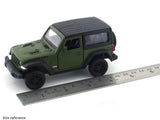 Jeep Wrangler Rubicon matte green 1:32 RMZ City 5 inch pullback diecast scale model car