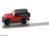 Jeep Wrangler Rubicon red 1:33-42 RMZ City licensed pull back car scale model