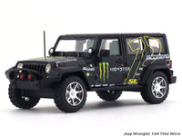 Jeep Wrangler Monster with figure 1:64 Time Micro diecast scale model car