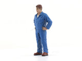 John Inspecting Mechanic 1:18 American Diorama Figure for scale models