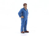 John Inspecting Mechanic 1:18 American Diorama Figure for scale models
