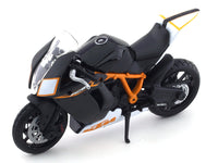 KTM 1190 RC8 R black 1:18 Bburago diecast scale model bike collectible