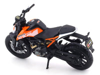 KTM 250 Duke orange 1:18 Bburago diecast scale model bike collectible