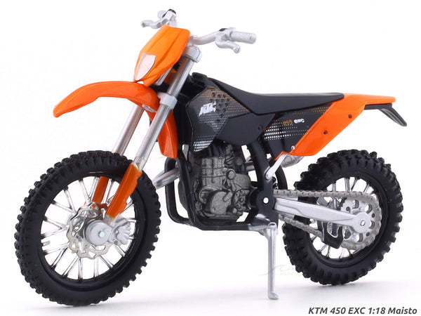 KTM 450 EXC 1:18 Maisto diecast scale model bike