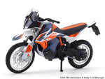 KTM 790 Adventure R Rally blue 1:18 Bburago diecast scale model bike collectible