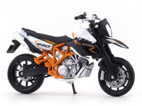 KTM 990 Supermoto R White 1:18 Bburago diecast scale model bike collectible