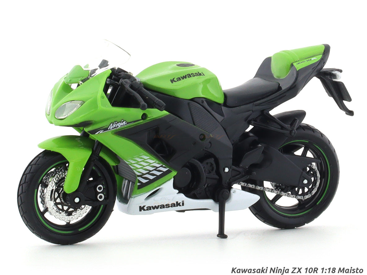 Kawasaki Ninja ZX 10R 1:18 Maisto licensed diecast Scale Model
