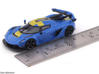 Koenigsegg Jesko blue 1:64 HKM diecast scale model collectible