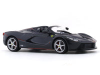 La Ferrari Aperta Black 1:43 Bburago Signature diecast scale model car