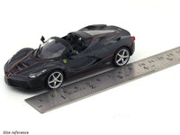 La Ferrari Aperta Black 1:43 Bburago Signature diecast scale model car