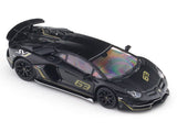 Lamborghini Aventador LP700-4 GT Black 1:64 licensed diecast scale model car miniature
