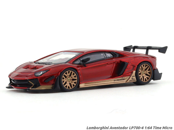 Lamborghini Aventador LP700-4 red 1:64 Time Micro diecast scale model miniature car