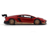 Lamborghini Aventador LP700-4 red DX 1:64 Time Micro diecast scale model miniature car