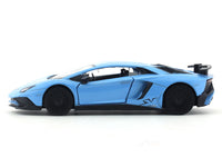 Lamborghini Aventador LP750-4 matte blue 1:32 RMZ City 5 inch pullback diecast scale model car