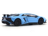 Lamborghini Aventador LP750-4 matte blue 1:32 RMZ City 5 inch pullback diecast scale model car