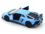 Lamborghini Aventador LP750-4 matte blue 1:32 RMZ City 5 inch pullback diecast scale model car