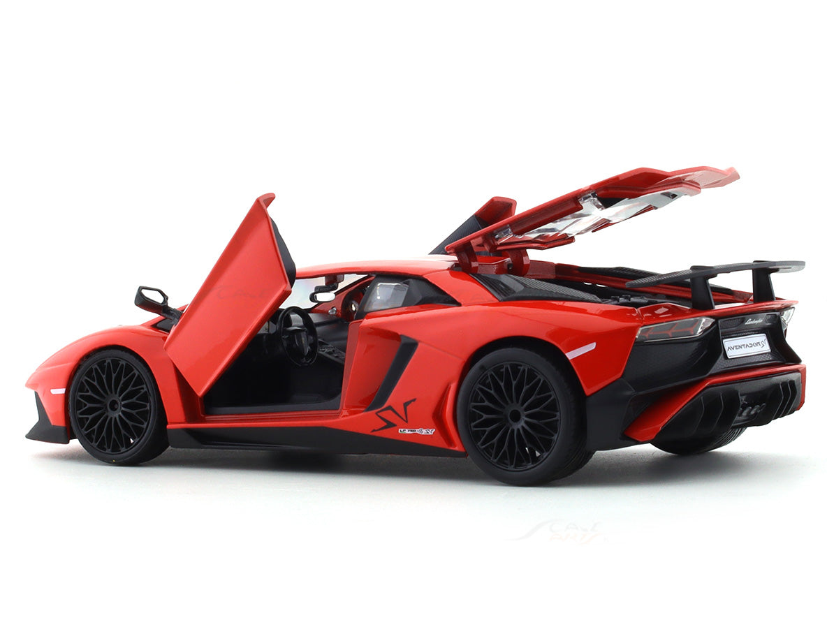 Lamborghini Aventador SV Coupe red 1:24 Bburago licensed diecast